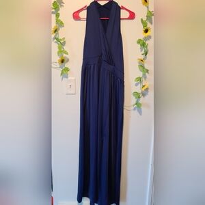 Nwot Womems XXL Navy Blue Maxi Dress